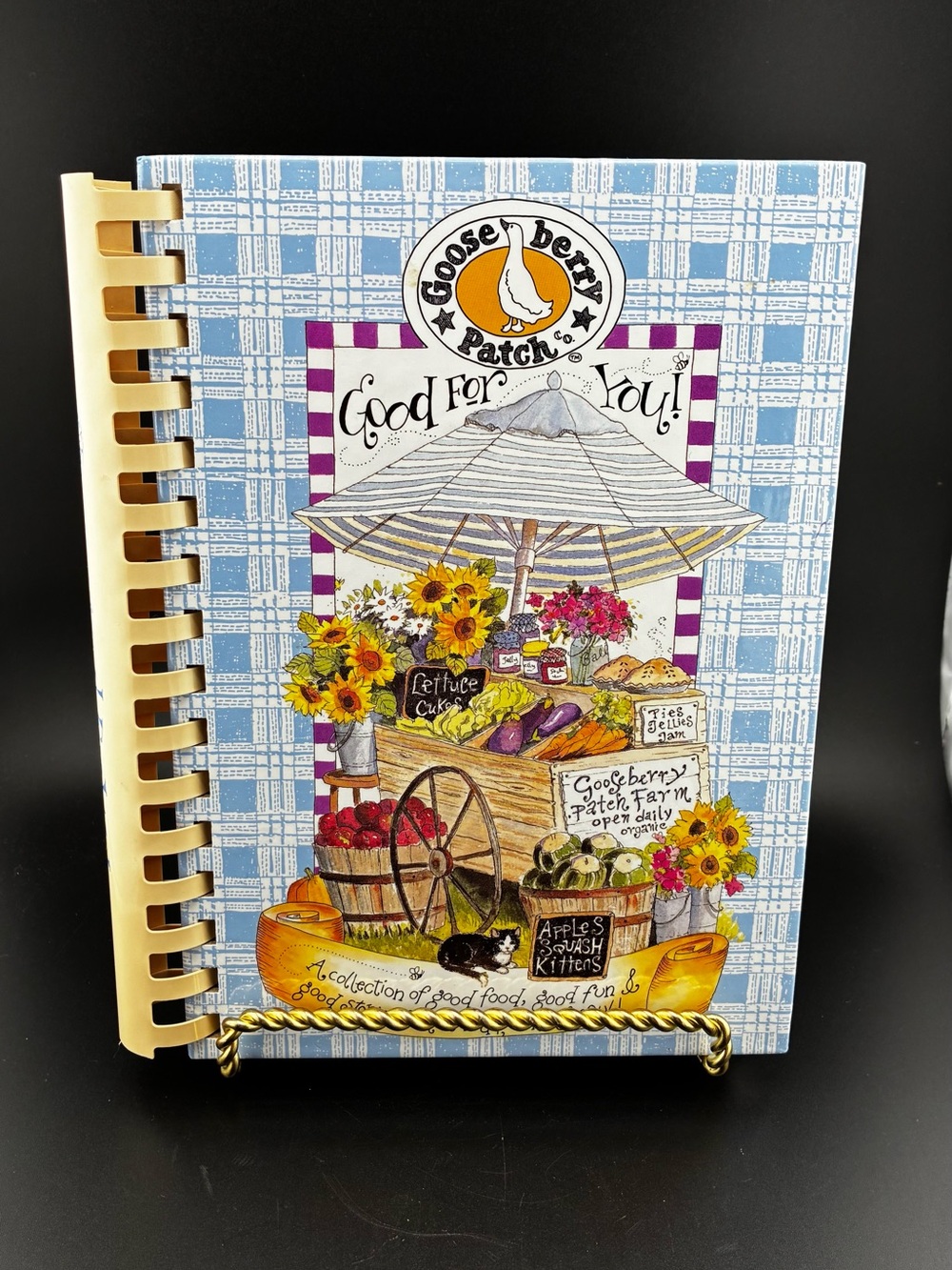 1996 Good For You! Cookbook — Light Blue Illustrated‎ Cover